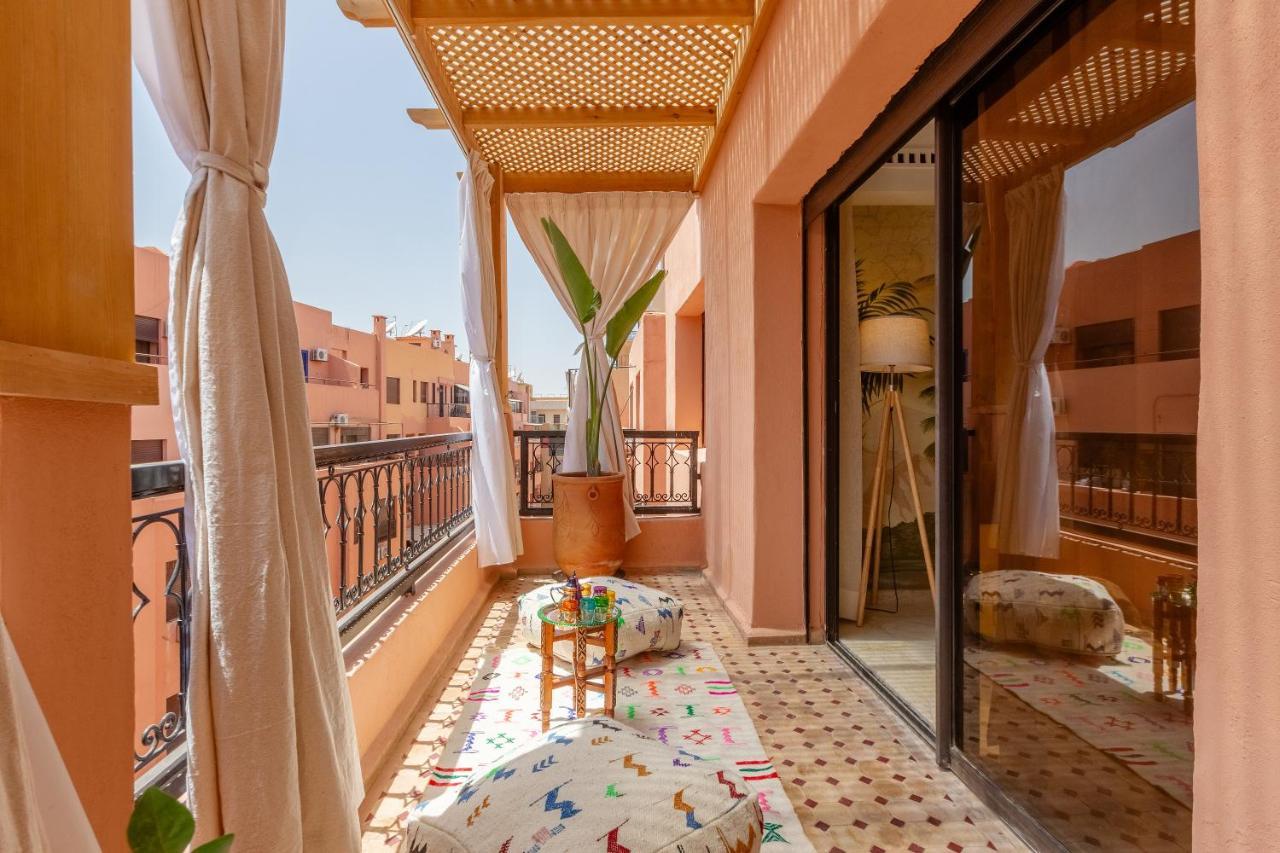 Le Palmier - Appartement Authentique A Gueliz Marrakesh Ngoại thất bức ảnh