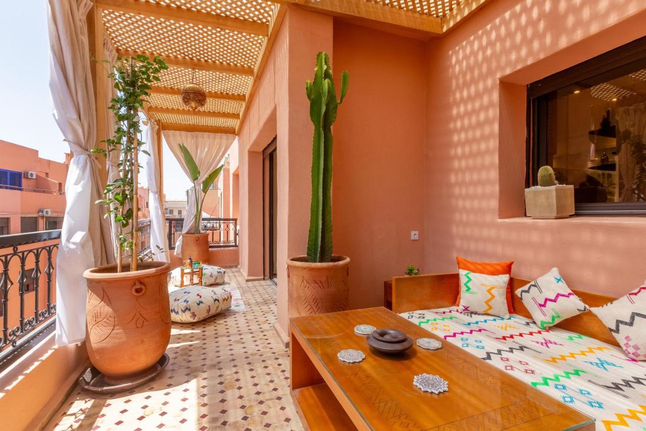 Le Palmier - Appartement Authentique A Gueliz Marrakesh Ngoại thất bức ảnh