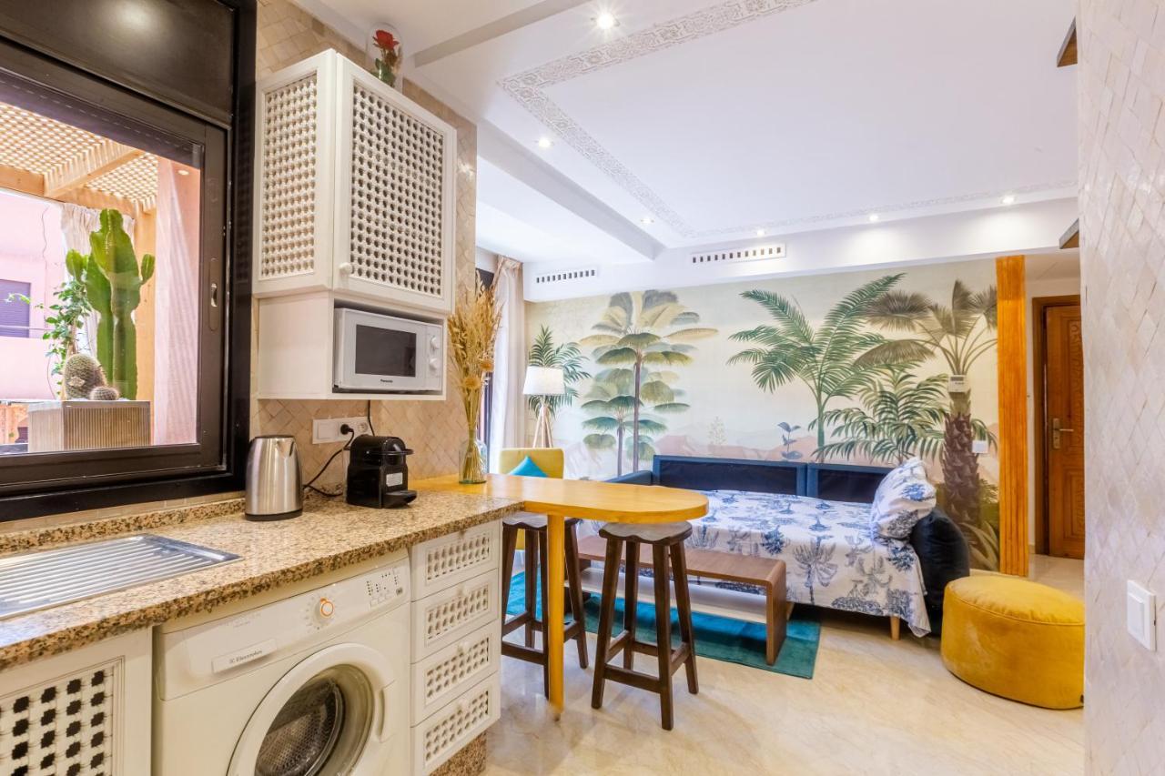 Le Palmier - Appartement Authentique A Gueliz Marrakesh Ngoại thất bức ảnh
